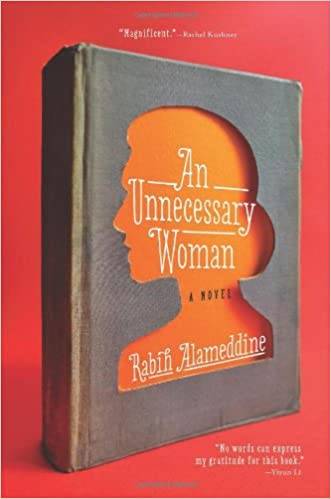 Book cover featuring an image of another book with the silhouette of a face